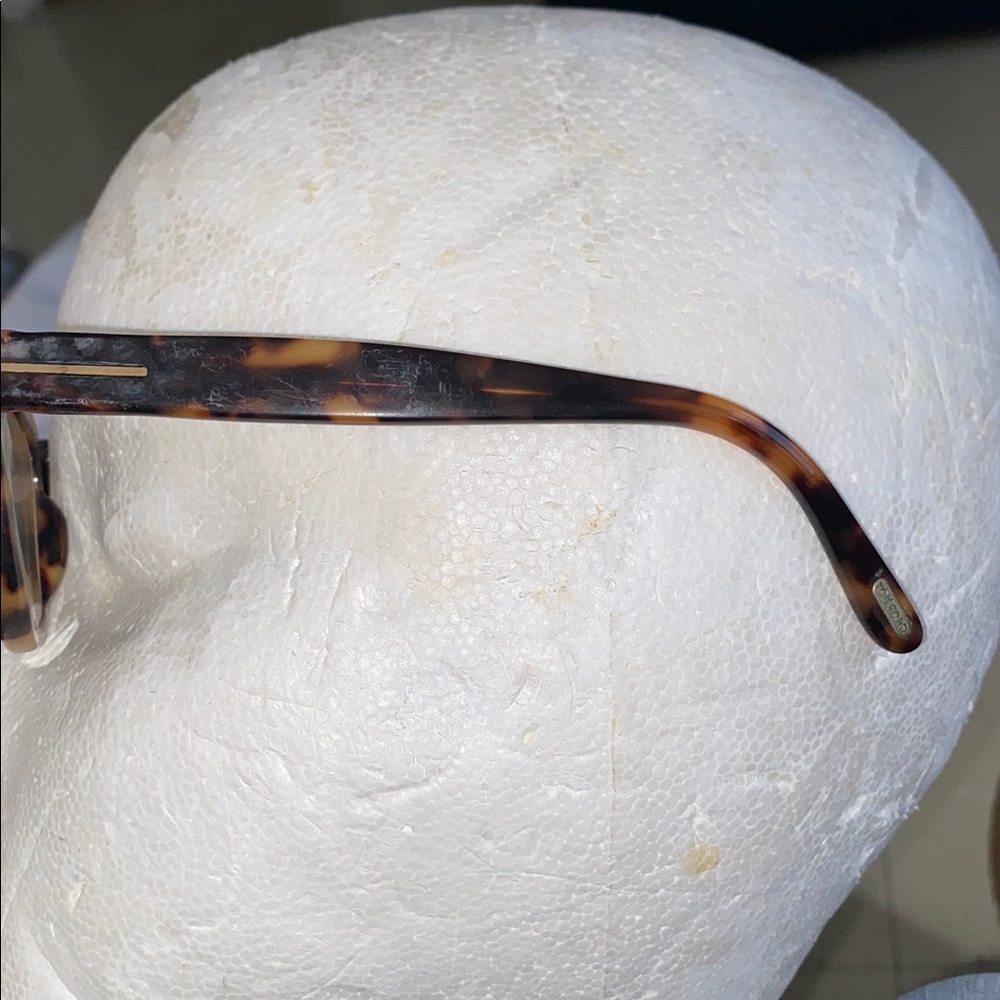 TOM FORD TORTOISE FRAMES EYEGLASSES WITH CASE - image 3